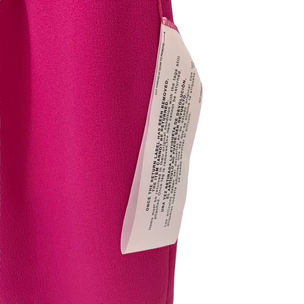 Dress the Population Nicole Sweetheart Neck Midi Dress Fuchsia Pink S NWT - Picture 5 of 11